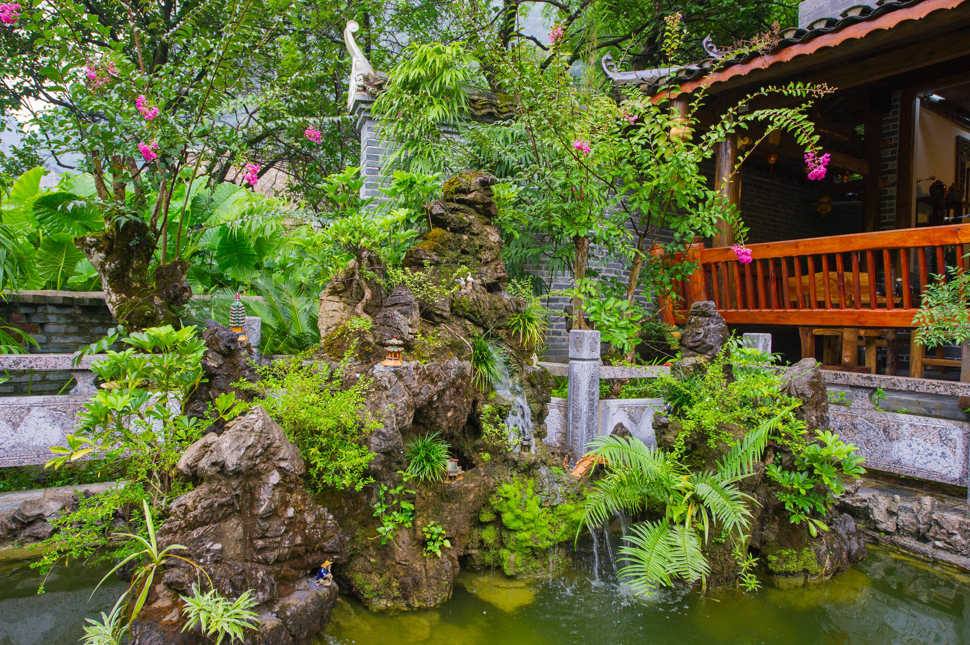 מלון Yangshuo Scenic Mountain Retreat מראה חיצוני תמונה