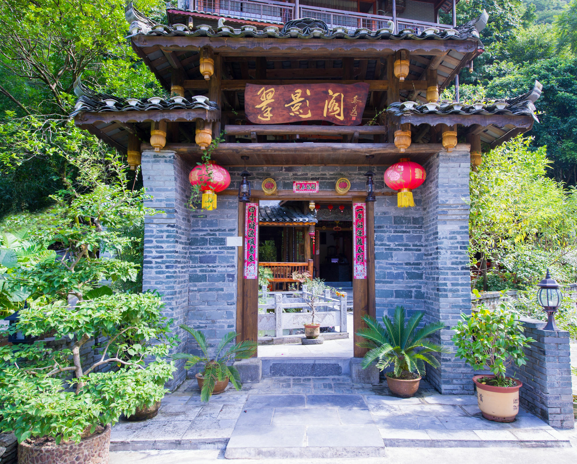 מלון Yangshuo Scenic Mountain Retreat מראה חיצוני תמונה